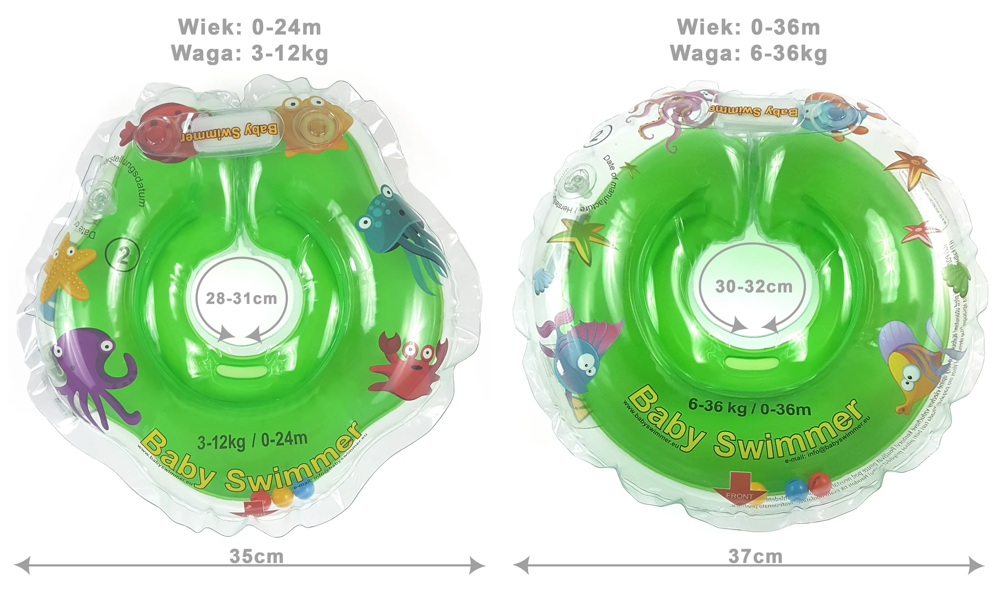 Wymiary Baby Swimmer